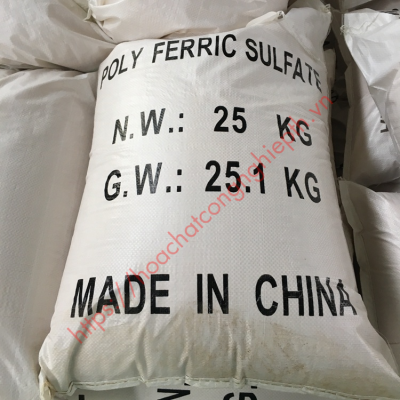 Poly Ferric Sulphate (PFS) – Fe2(OH)n(SO4)3- n/2m