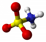 Sulfamic acid zwitterion stick ball.png